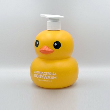 【快潔適】小黃鴨抗菌沐浴乳800ml(立體)