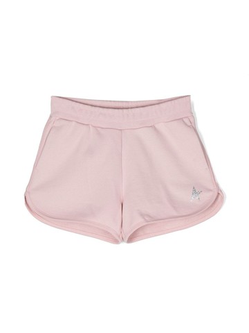 Golden Goose Kids - glitter-star short - kids - Polyester/Cotton - 4 yrs - Pink
