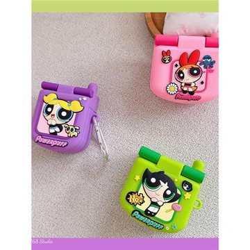 飛天小女警翻蓋大哥大適用airpods4保護套蘋果耳機保護殼airpodspro2無線藍牙耳機套ipod盒三代airpods耳機殼