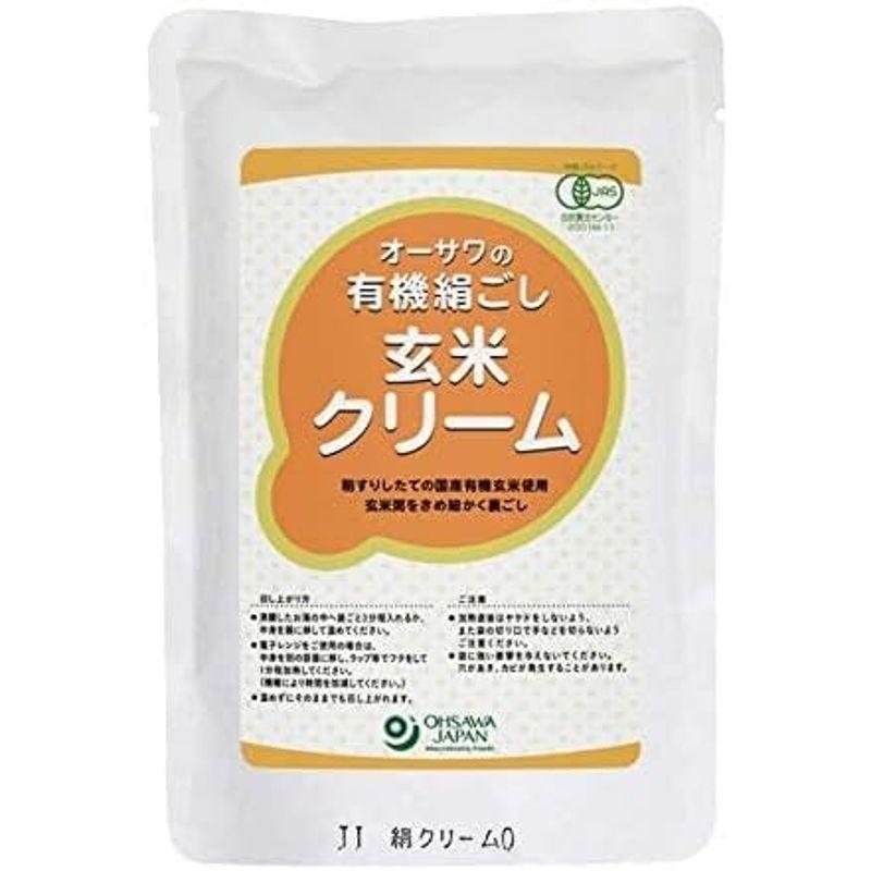 オーサワ 有機絹ごし玄米クリーム 200g 15袋