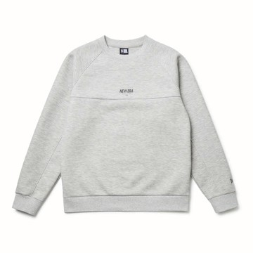 NEW ERA 男女 長袖上衣 圓領 SWEATSHIRT 日版 PA TECH SW CN NE 1920 淺灰 NE14735079