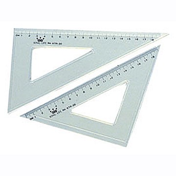 Life 徠福 KTR-20 塑膠三角板 20cm