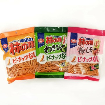 【江戶物語】龜田製菓 柿之種 柿種米果 山葵風味 梅紫蘇味 下酒點心 無花生 長輩最愛 龜田米果 日本零嘴 日本進口