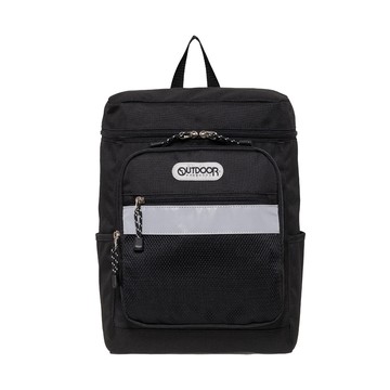 【OUTDOOR】風格前線方型後背包-黑色 OD153338BK