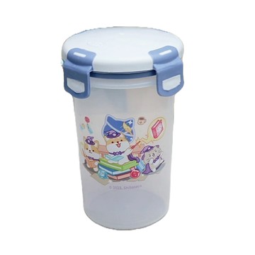 玻璃杯 柴語錄-密封扣水杯480ml S-7500-1W 台灣製