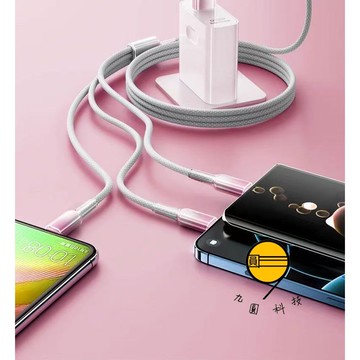 120W 冰晶抗彎保護 編織線 PD快充線 低溫充電保護 閃充線 傳輸線 適用 OPPO 三星 蘋果 安卓 type-c