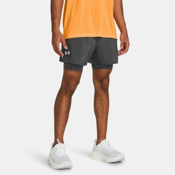 【UNDER ARMOUR】UA 男 Launch 5吋2-IN-1短褲_1382640-025