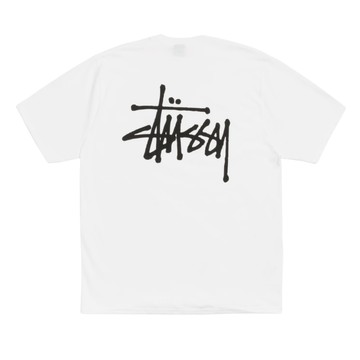 BASIC STUSSY TEE WHITE