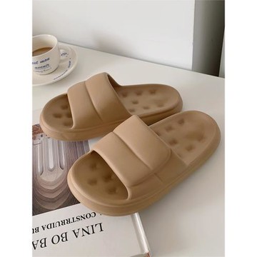 細細條 情侶居家浴室eva防滑涼拖鞋男女夏韓版ins簡約軟厚底拖鞋