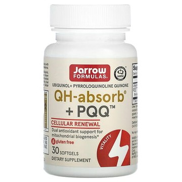 Jarrow Formulas, QH-Absorb + PQQ，30 粒軟膠囊