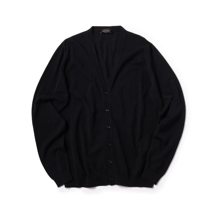 シップス メン】ROBERTO COLLINA: エルボーパッチ Vネック
