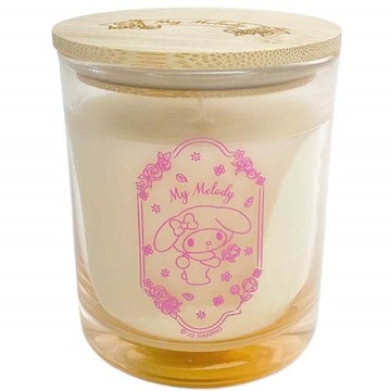 【震撼精品百貨】My Melody_美樂蒂~日本SANRIO三麗鷗 美樂蒂香氛蠟燭附木蓋 (玫瑰香)*87973