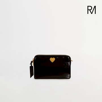 【ROBINMAY】霏比雙層斜背包(黑色)