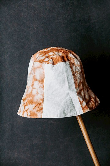 【日作染】鐘形帽