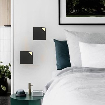 【H&R安室家】 方塊壁燈 ZA0052(多色任選)