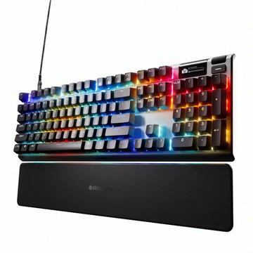 SteelSeries賽睿 Apex Pro有線電競鍵盤 英文 RGB背光 機械鍵盤  1個