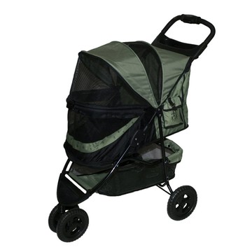 pet gear pg8250nz 單手收無拉鍊華麗寵物推車