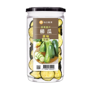 罐裝櫛瓜脆片．經典原味110G 每日優果