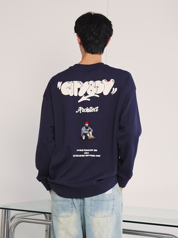 個性CITY BOY大學T