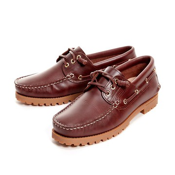 WALKING ZONE  經典款 帆船雷根鞋 男鞋 咖啡