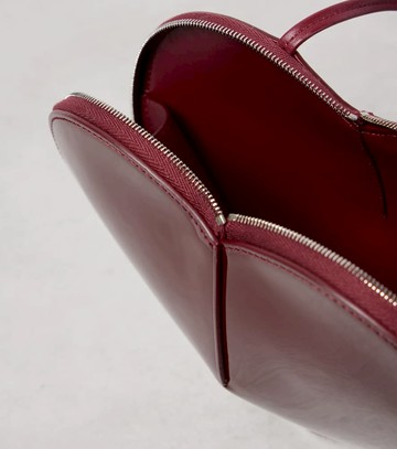 Alaïa Le Cœur patent leather shoulder bag