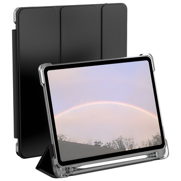 rorentech iPad 附筆槽智慧保護殼  iPad 第9/8/7代 10.2吋  1個  黑色