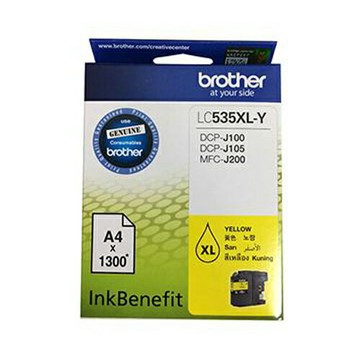兄弟牌 BROTHER 黃色原廠墨水匣 / 盒 LC535XLY【APP滿額下單4%點數(單一帳號最高1000點)】7/31止