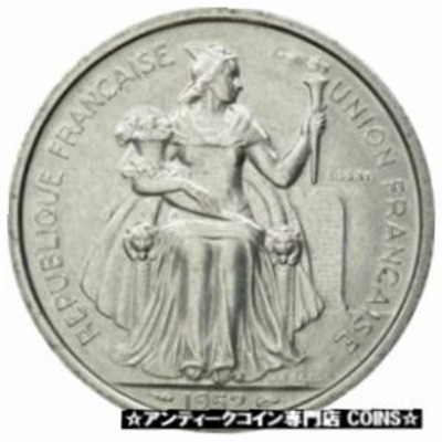 アンティークコイン コイン 金貨 銀貨 Coin, FRENCH OCEANIA, Francs