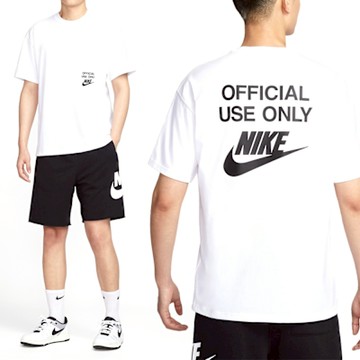 Nike Tee M90 OC Remix 男款 女款 白色 中性 落肩 運動 圓領 上衣 短袖 HJ0775-100