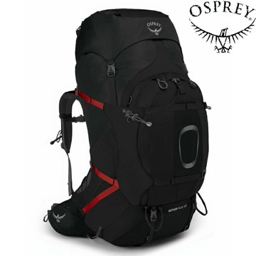Osprey Aether Plus 100 男款登山背包 黑 Black