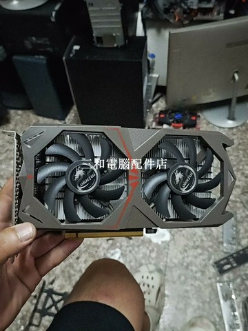 七彩虹 GTX1050 2G 双风扇 显卡 實測完好 6Pin 供電 玩遊戲推薦【三和電腦配件店】