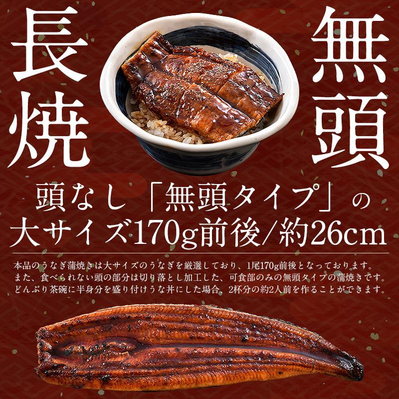 うなぎ 鰻 うなぎ蒲焼き 国産 無頭 大サイズ 170g前後×3尾  贈り物 プレゼント 冬グルメ 冬ギフト