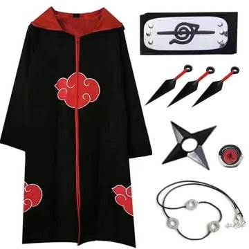 無用良品 火影忍者衣服 曉組織 長袍 萬聖節服飾 成人 聖誕節衣服火影cosplay 佐助 萬聖節服裝大人 萬聖節衣服