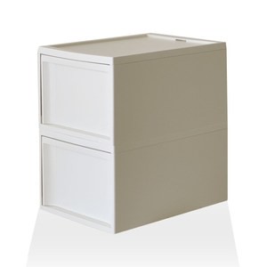 【RISU】北歐風堆疊抽屜櫃組 L -白色