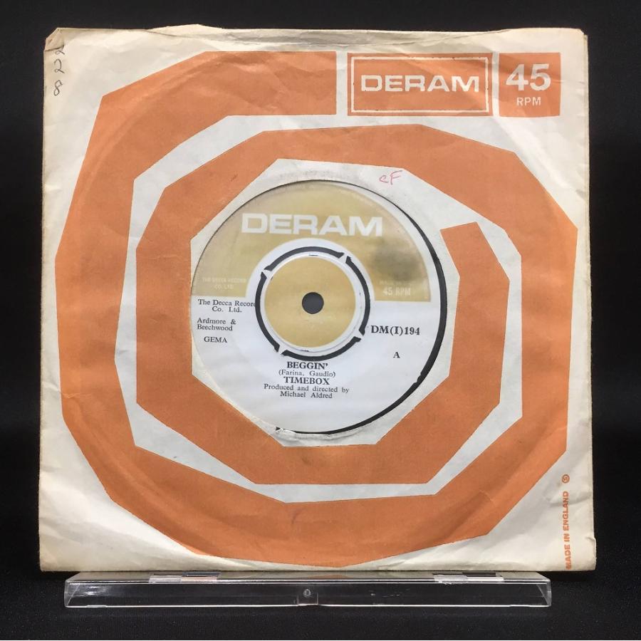 TIMEBOX   BEGGIN' (UK-ORIGINAL 7" "(I)"規格IRELANDプレス PUSHOUTセンター CS)