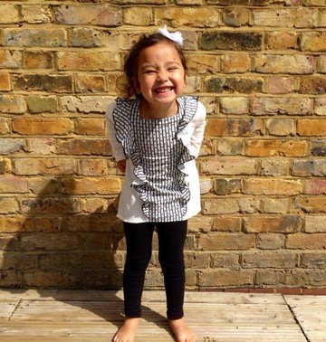 長版上衣-蝴蝶飛有機棉長版上衣