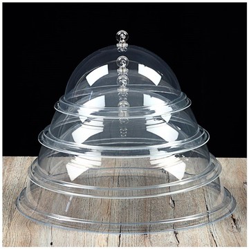 透明長方形防塵蓋圓形食品蓋蛋糕罩餐蓋托盤蓋點心罩塑料蓋面包蓋