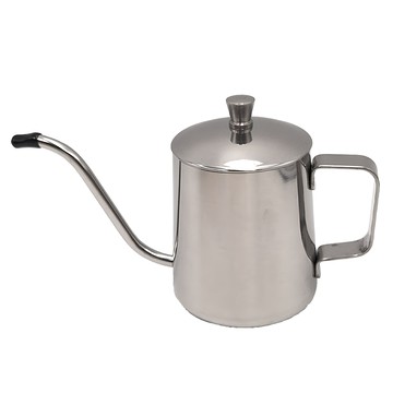 FANCY LIFE 咖啡手沖壺 304不鏽鋼 350ml 帶蓋  銀色  1個