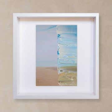 【日本製】攝影掛畫 / 藝術掛畫 / 含框 / 海灘 / 藍色