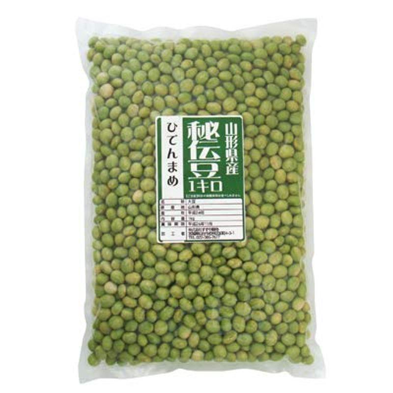 国産(山形県) 秘伝豆(青大豆・ひたし豆) 1kg×10点