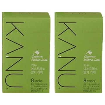 KANU 抹茶拿鐵咖啡 濃郁香醇  17.3g  8條  2盒