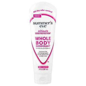 Summer's Eve, 高級異味防護™，全身淨味劑，Simply Sensitive®，3 液量盎司（89 毫升）