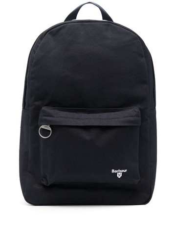 Barbour - logo-embroidered backpack - men - Cotton/Polyester - One Size - Blue