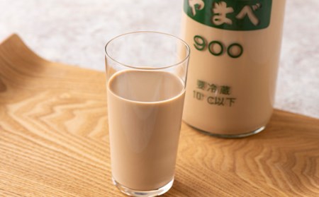 山形県産 やまべ牛乳セット (牛乳 1L×3・コーヒー牛乳 900ml×1) ×12回 F21A-325