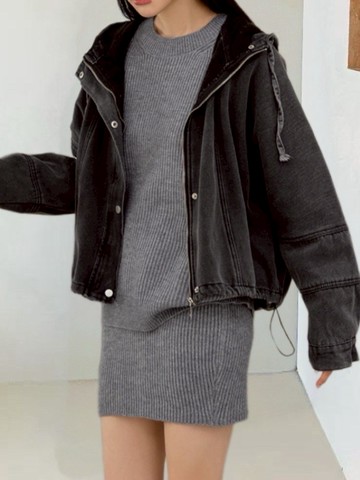 多一份溫柔實穿感內鋪毛牛仔外套｜把率性穿得很溫暖