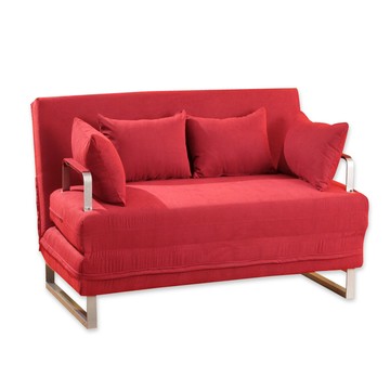 【班尼斯】艾克斯五段式調整獨立筒沙發床-富貴紅