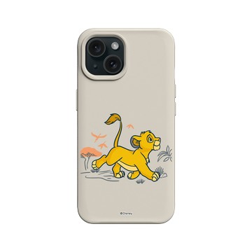 iPhone 15 SolidX 貝殼灰 - Disney - Lion King 迪士尼-獅子王 - 辛巴成長中