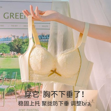 🚀虧本到貨🚀日本🇯🇵內衣女聚攏防下垂收副乳上托性感小胸顯大無鋼圈調整型薄款文胸罩