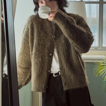 【Metanoia】韓國設計 馬海毛短版外套