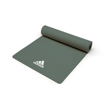 Adidas Yoga輕量波紋瑜珈墊 - 8mm (草原綠)